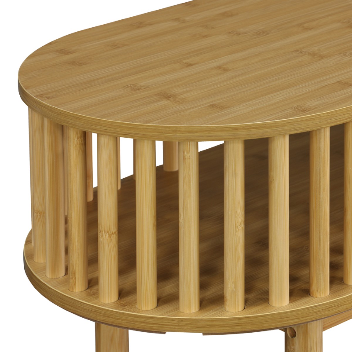 Κονσόλα Nodial pakoworld MDF/Bamboo σε φυσική απόχρωση 120x39x85εκ Κονσόλα Nodial pakoworld MDF/Bamboo σε φυσική απόχρωση 120x39x85εκ
