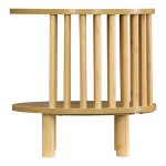 Κομοδίνο Nodial pakoworld MDF/Bamboo σε φυσική απόχρωση Φ40x40εκ Κομοδίνο Nodial pakoworld MDF/Bamboo σε φυσική απόχρωση Φ40x40εκ