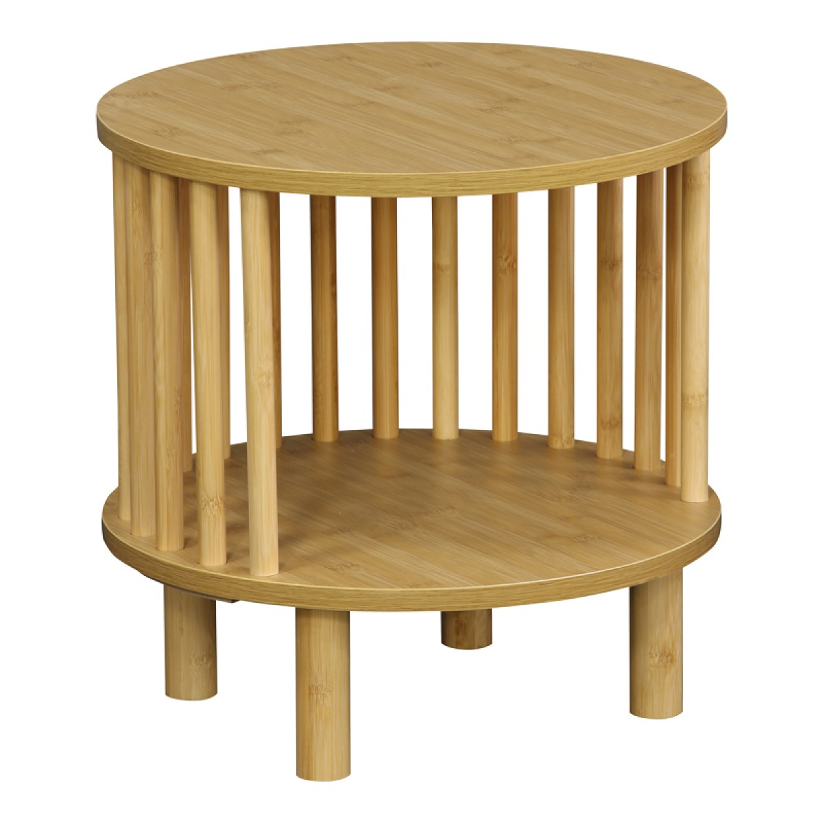 Κομοδίνο Nodial pakoworld MDF/Bamboo σε φυσική απόχρωση Φ40x40εκ Κομοδίνο Nodial pakoworld MDF/Bamboo σε φυσική απόχρωση Φ40x40εκ