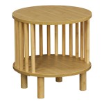Κομοδίνο Nodial pakoworld MDF/Bamboo σε φυσική απόχρωση Φ40x40εκ Κομοδίνο Nodial pakoworld MDF/Bamboo σε φυσική απόχρωση Φ40x40εκ