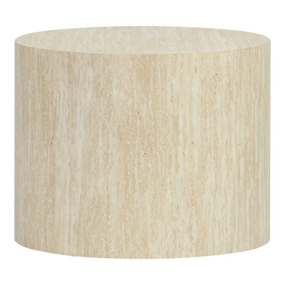 Βοηθητικά τραπεζάκια 2τεμ Zonar pakoworld MDF σε όψη τραβερτίνας