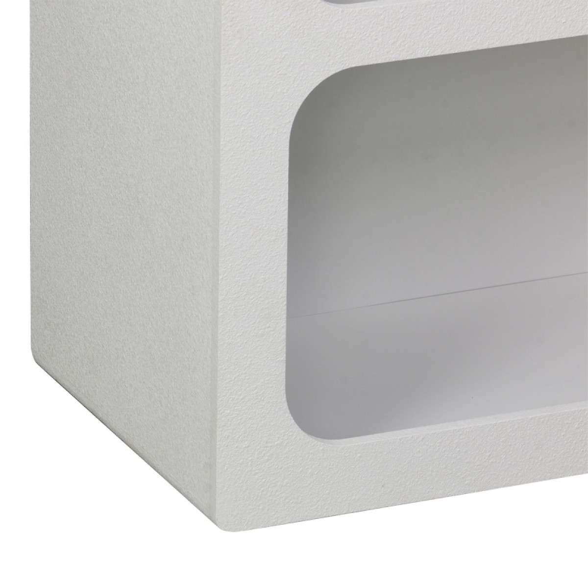 Βιβλιοθήκη-ραφιέρα Emersi pakoworld mdf σε λευκή απόχρωση 70x35x100εκ