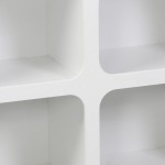 Μπουφές Emersi pakoworld με ράφια mdf σε λευκή απόχρωση 120x35x76εκ