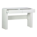 Κονσόλα Zeplen pakoworld λευκό mdf 110x38x75εκ