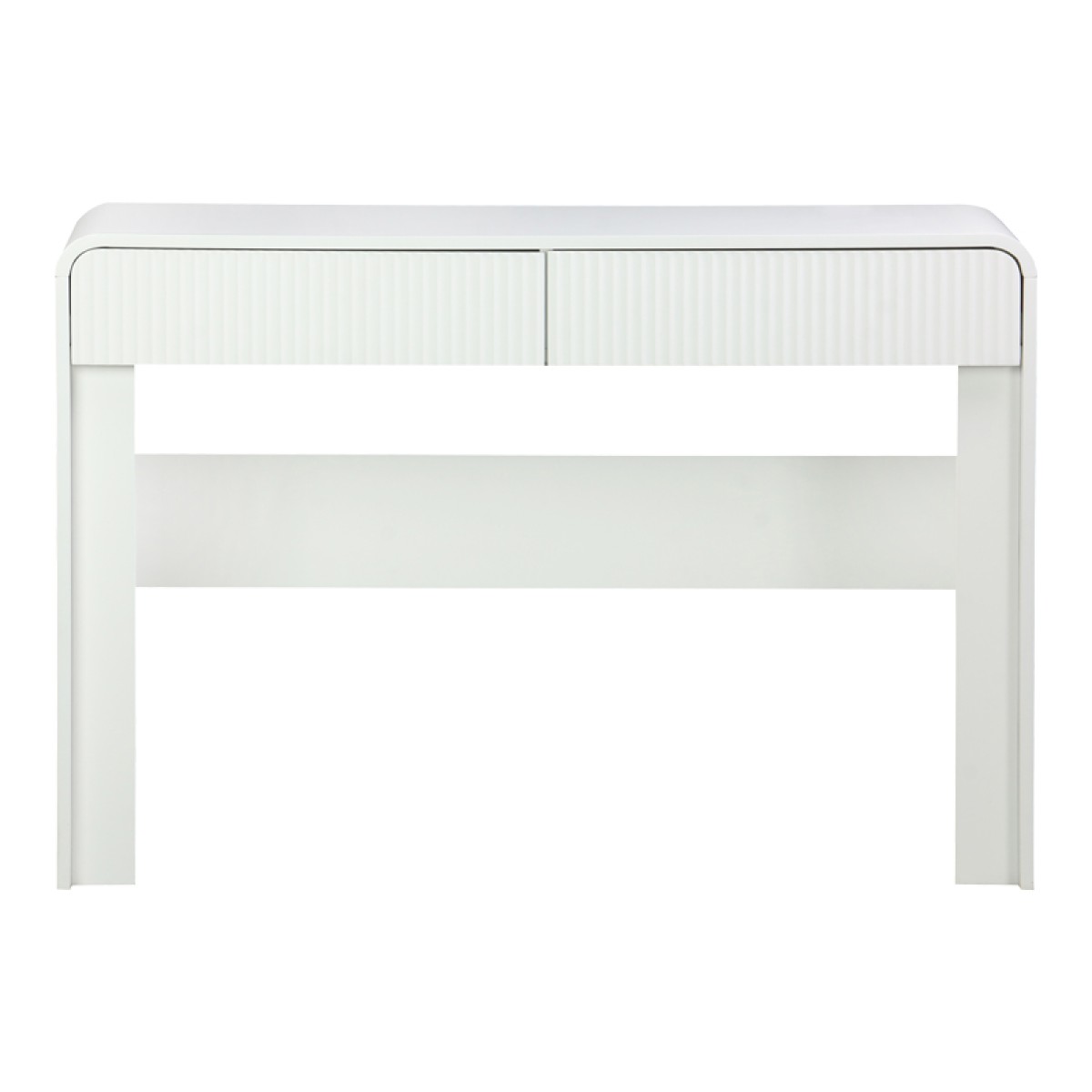 Κονσόλα Zeplen pakoworld λευκό mdf 110x38x75εκ