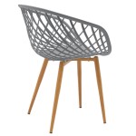 Πολυθρόνα Ezra pakoworld γκρι pp-πόδι φυσικό μέταλλο 62x42x82εκ Πολυθρόνα Ezra pakoworld γκρι pp-πόδι φυσικό μέταλλο 62x42x82εκ