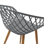 Πολυθρόνα Ezra pakoworld γκρι pp-πόδι φυσικό μέταλλο 62x42x82εκ Πολυθρόνα Ezra pakoworld γκρι pp-πόδι φυσικό μέταλλο 62x42x82εκ
