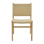 Καρέκλα Julien pakoworld rubberwood φυσικό-έδρα φυσικό σχοινί 61x54x85εκ Καρέκλα Julien pakoworld rubberwood φυσικό-έδρα φυσικό σχοινί 61x54x85εκ