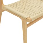 Καρέκλα Julien pakoworld rubberwood φυσικό-έδρα φυσικό σχοινί 61x54x85εκ Καρέκλα Julien pakoworld rubberwood φυσικό-έδρα φυσικό σχοινί 61x54x85εκ