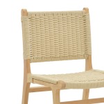 Καρέκλα Julien pakoworld rubberwood φυσικό-έδρα φυσικό σχοινί 61x54x85εκ Καρέκλα Julien pakoworld rubberwood φυσικό-έδρα φυσικό σχοινί 61x54x85εκ