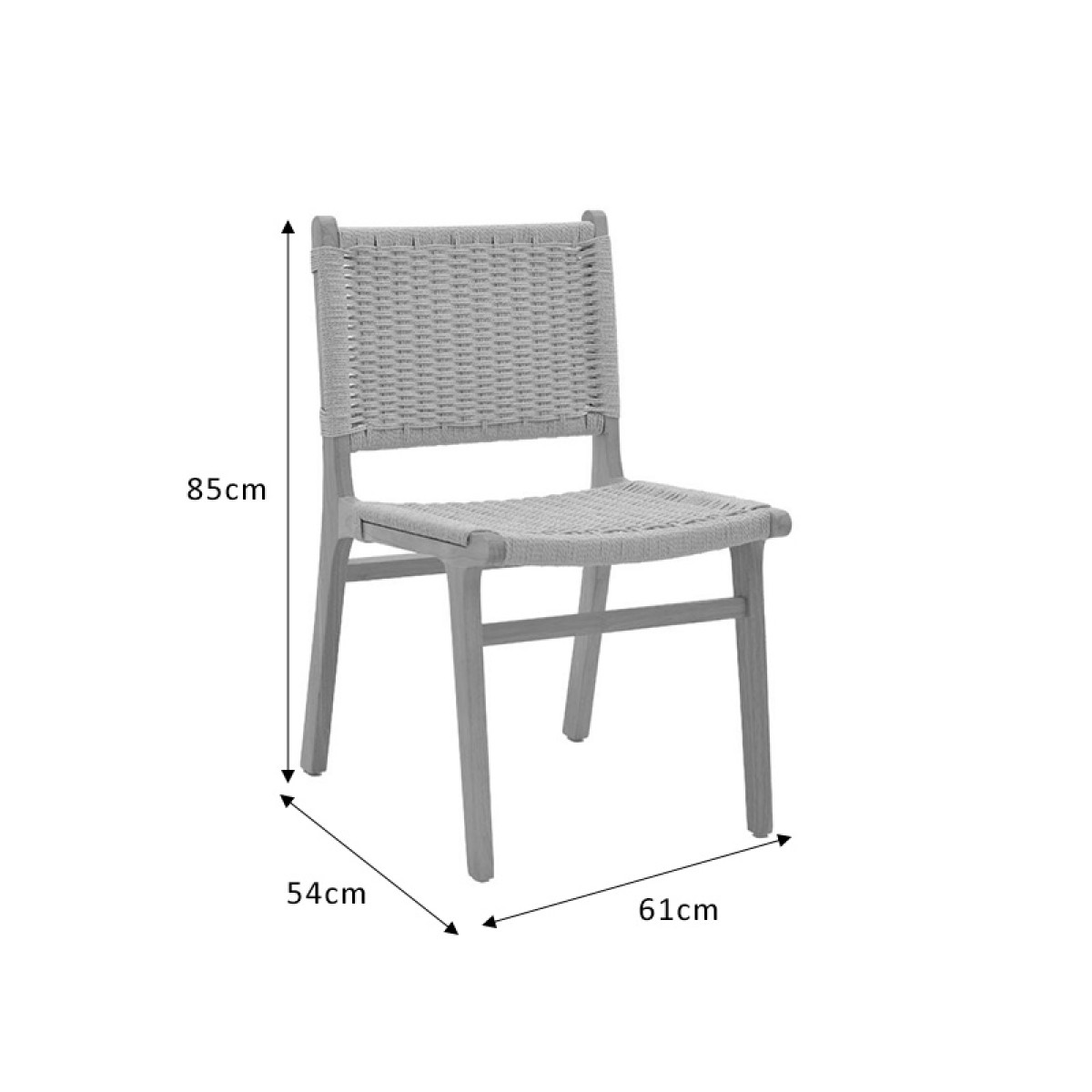 Καρέκλα Julien pakoworld rubberwood φυσικό-έδρα φυσικό σχοινί 61x54x85εκ Καρέκλα Julien pakoworld rubberwood φυσικό-έδρα φυσικό σχοινί 61x54x85εκ