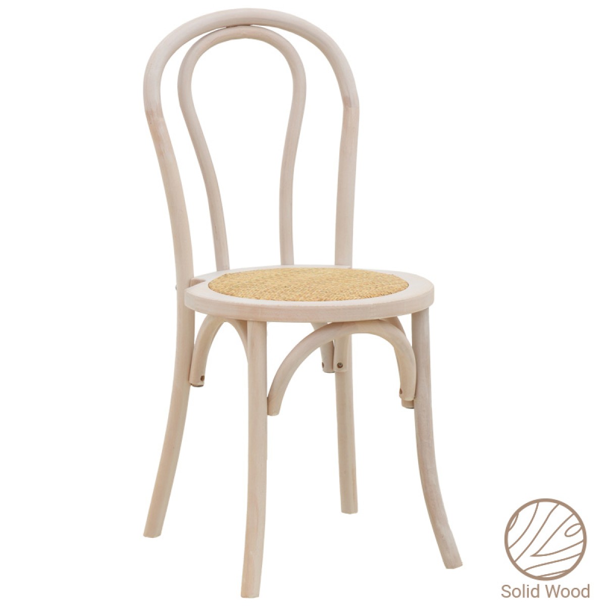 Καρέκλα στοιβαζόμενη Βιέννης Azhel pakoworld white wash ξύλο οξιάς-έδρα φυσικό rattan 41x50x89εκ Καρέκλα στοιβαζόμενη Βιέννης Azhel pakoworld white wash ξύλο οξιάς-έδρα φυσικό rattan 41x50x89εκ