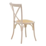 Καρέκλα Dylon pakoworld στοιβαζόμενη white wash ξύλο οξιάς-έδρα φυσικό rattan 48x52x89εκ Καρέκλα Dylon pakoworld στοιβαζόμενη white wash ξύλο οξιάς-έδρα φυσικό rattan 48x52x89εκ