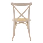 Καρέκλα Dylon pakoworld στοιβαζόμενη white wash ξύλο οξιάς-έδρα φυσικό rattan 48x52x89εκ Καρέκλα Dylon pakoworld στοιβαζόμενη white wash ξύλο οξιάς-έδρα φυσικό rattan 48x52x89εκ