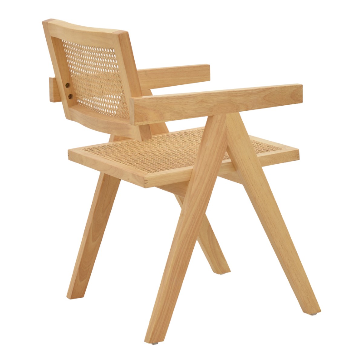 Πολυθρόνα Winslow pakoworld φυσικό rubberwood 52x59x79εκ Πολυθρόνα Winslow pakoworld φυσικό rubberwood 52x59x79εκ