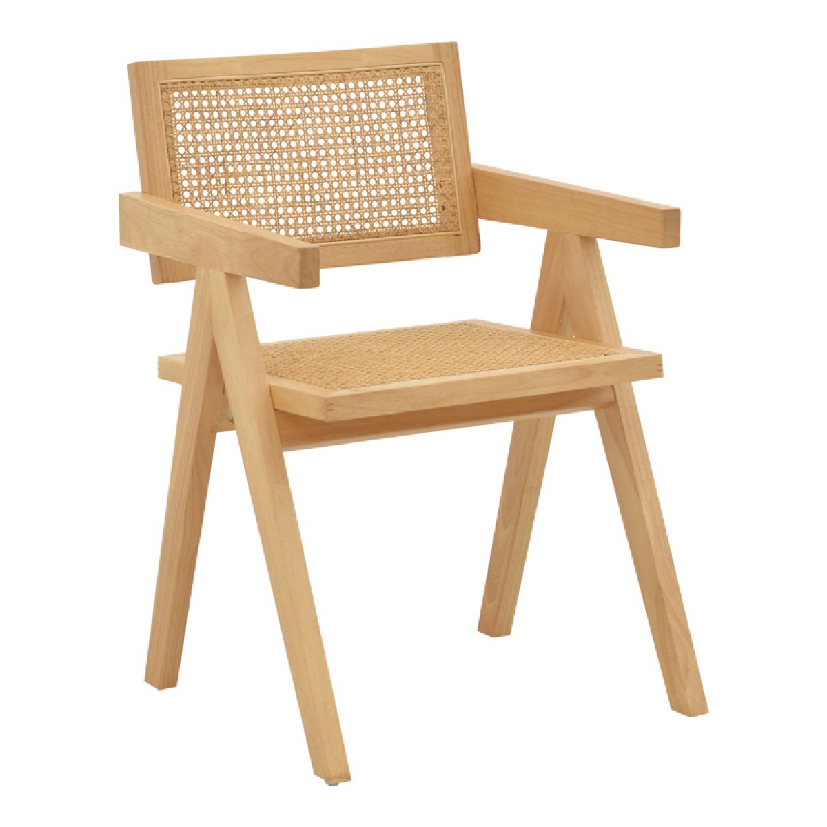 Πολυθρόνα Winslow pakoworld φυσικό rubberwood 52x59x79εκ Πολυθρόνα Winslow pakoworld φυσικό rubberwood 52x59x79εκ