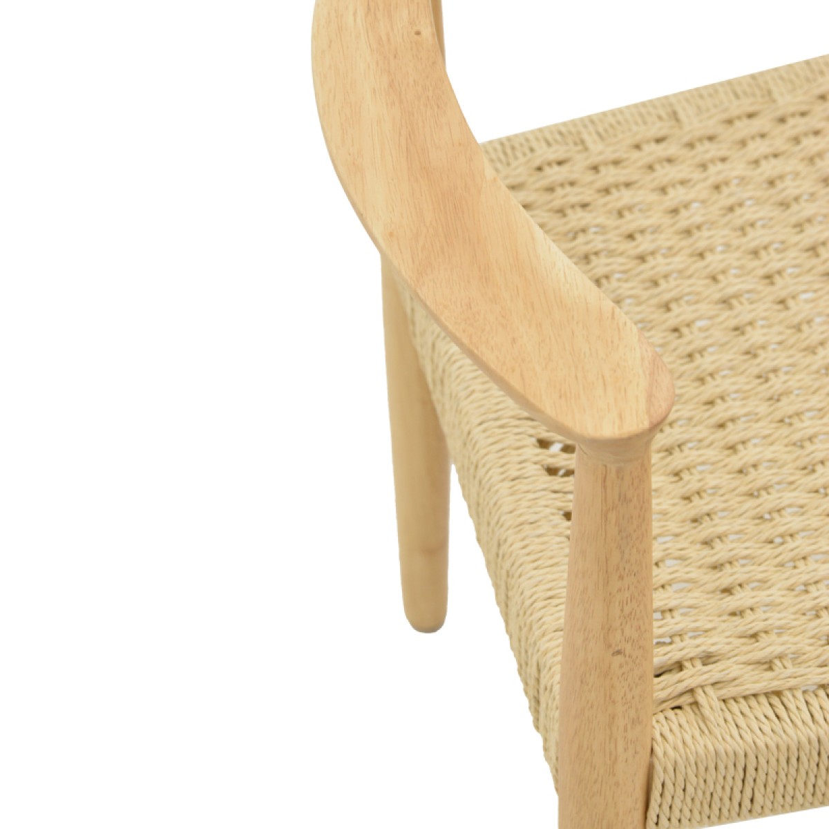 Πολυθρόνα Juvan pakoworld φυσικό rubberwood 64x53x77εκ Πολυθρόνα Juvan pakoworld φυσικό rubberwood 64x53x77εκ
