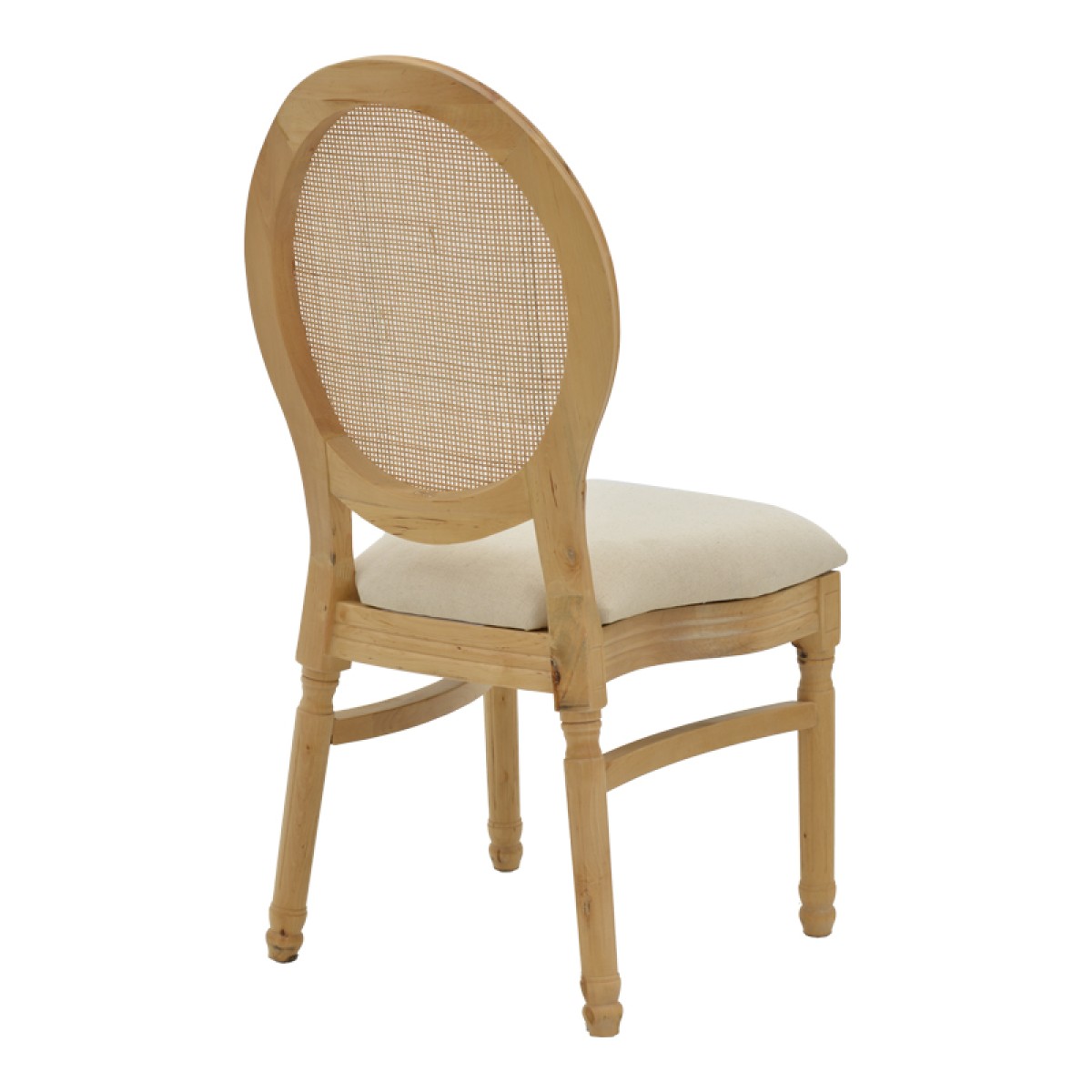 Καρέκλα Canco pakoworld φυσικό rubberwood-φυσικό rattan 50x55x98εκ Καρέκλα Canco pakoworld φυσικό rubberwood-φυσικό rattan 50x55x98εκ