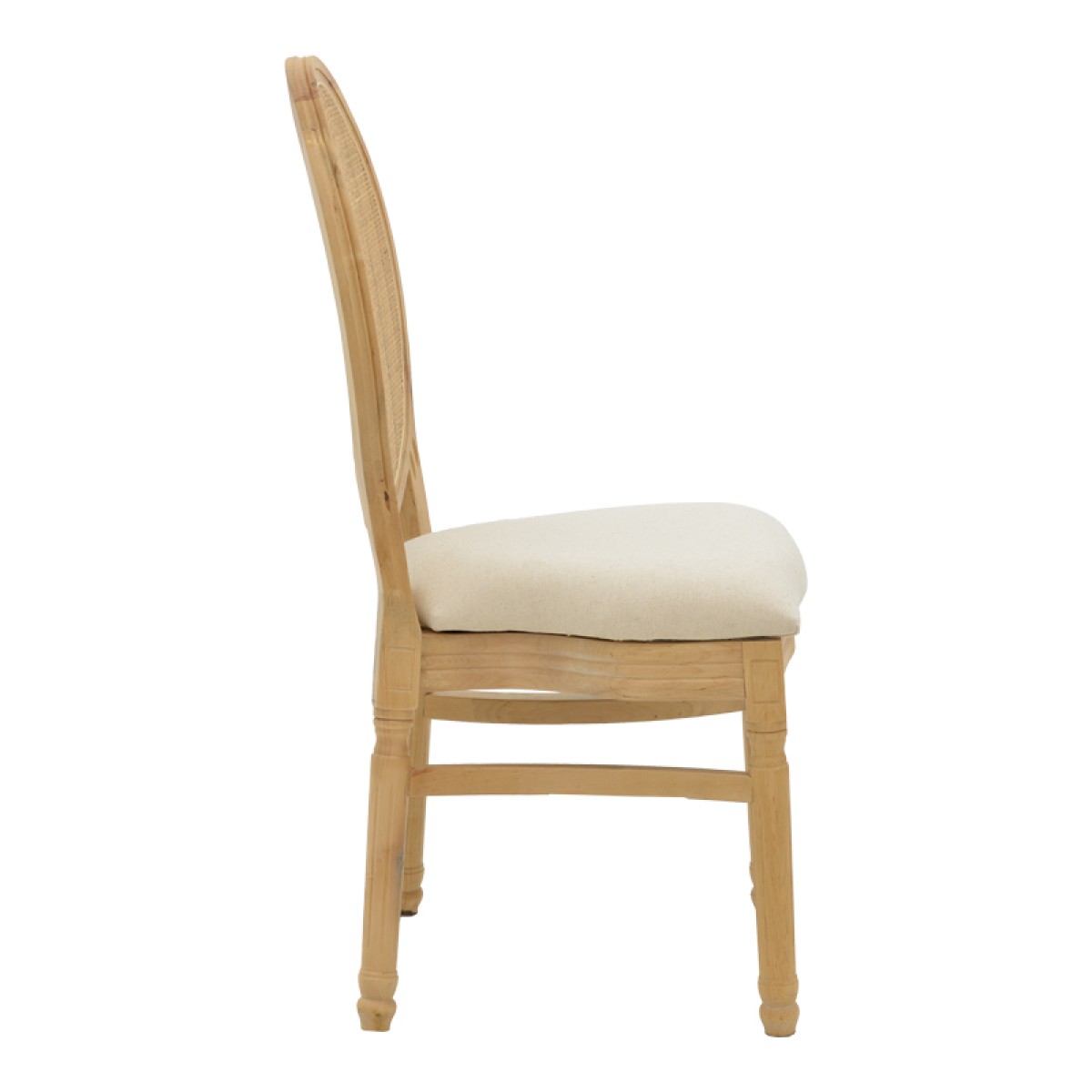Καρέκλα Canco pakoworld φυσικό rubberwood-φυσικό rattan 50x55x98εκ Καρέκλα Canco pakoworld φυσικό rubberwood-φυσικό rattan 50x55x98εκ