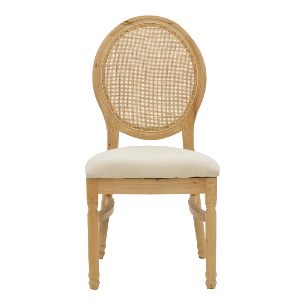 Καρέκλα Canco pakoworld φυσικό rubberwood-φυσικό rattan 50x55x98εκ Καρέκλα Canco pakoworld φυσικό rubberwood-φυσικό rattan 50x55x98εκ