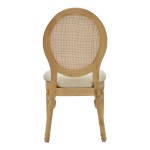 Καρέκλα Canco pakoworld φυσικό rubberwood-φυσικό rattan 50x55x98εκ Καρέκλα Canco pakoworld φυσικό rubberwood-φυσικό rattan 50x55x98εκ