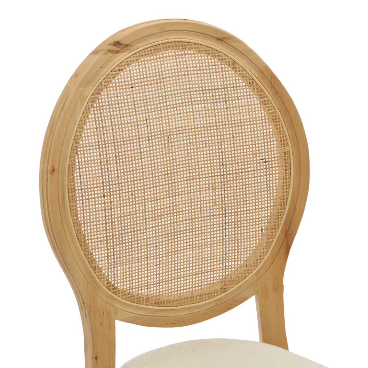 Καρέκλα Canco pakoworld φυσικό rubberwood-φυσικό rattan 50x55x98εκ Καρέκλα Canco pakoworld φυσικό rubberwood-φυσικό rattan 50x55x98εκ