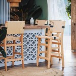 Σκαμπό μπαρ Julien pakoworld rubberwood φυσικό-έδρα φυσικό-μαύρο σχοινί 45x46x95εκ Σκαμπό μπαρ Julien pakoworld rubberwood φυσικό-έδρα φυσικό-μαύρο σχοινί 45x46x95εκ