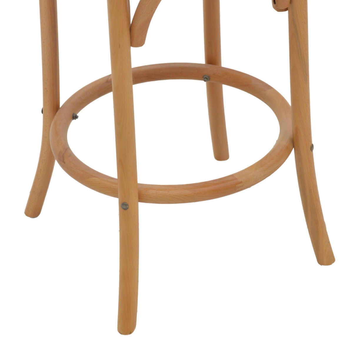 Σκαμπό μπαρ Thonet pakoworld φυσικό ξύλο οξιάς-έδρα φυσικό rattan 41x50x105εκ Σκαμπό μπαρ Thonet pakoworld φυσικό ξύλο οξιάς-έδρα φυσικό rattan 41x50x105εκ
