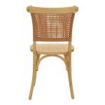 Καρέκλα Karley pakoworld φυσικό ξύλο οξιάς-έδρα φυσικό rattan 48x52x89εκ Καρέκλα Karley pakoworld φυσικό ξύλο οξιάς-έδρα φυσικό rattan 48x52x89εκ