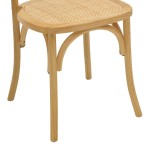Καρέκλα Karley pakoworld φυσικό ξύλο οξιάς-έδρα φυσικό rattan 48x52x89εκ Καρέκλα Karley pakoworld φυσικό ξύλο οξιάς-έδρα φυσικό rattan 48x52x89εκ