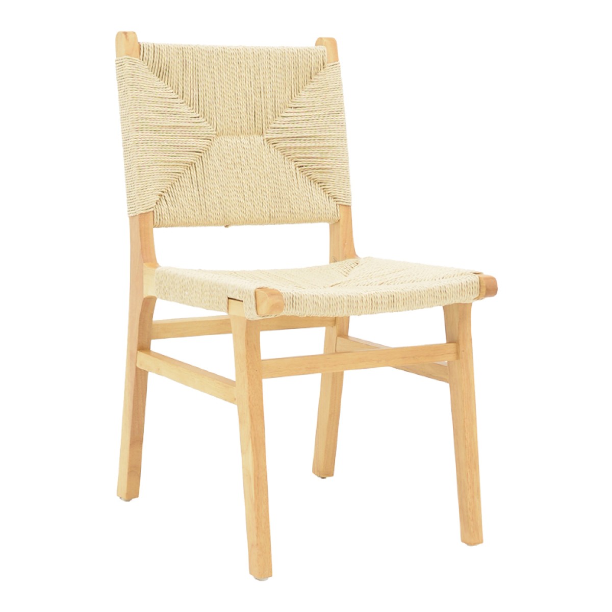 Καρέκλα Arten pakoworld σχοινί-rubberwood σε φυσική απόχρωση 60x55x85εκ Καρέκλα Arten pakoworld σχοινί-rubberwood σε φυσική απόχρωση 60x55x85εκ