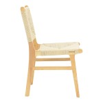 Καρέκλα Arten pakoworld σχοινί-rubberwood σε φυσική απόχρωση 60x55x85εκ Καρέκλα Arten pakoworld σχοινί-rubberwood σε φυσική απόχρωση 60x55x85εκ