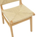 Καρέκλα Arten pakoworld σχοινί-rubberwood σε φυσική απόχρωση 60x55x85εκ Καρέκλα Arten pakoworld σχοινί-rubberwood σε φυσική απόχρωση 60x55x85εκ