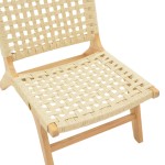 Πολυθρόνα Polisin pakoworld σχοινί-rubberwood σε φυσική απόχρωση 55x80x77εκ Πολυθρόνα Polisin pakoworld σχοινί-rubberwood σε φυσική απόχρωση 55x80x77εκ