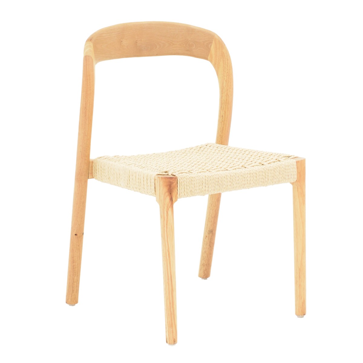 Καρέκλα Tavrine pakoworld σχοινί-rubberwood σε φυσική απόχρωση 47x59x78εκ Καρέκλα Tavrine pakoworld σχοινί-rubberwood σε φυσική απόχρωση 47x59x78εκ