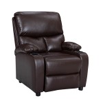 Πολυθρόνα relax με ποτηροθήκη Gartia pakoworld καφέ PU 79x94x102εκ Πολυθρόνα relax με ποτηροθήκη Gartia pakoworld καφέ PU 79x94x102εκ