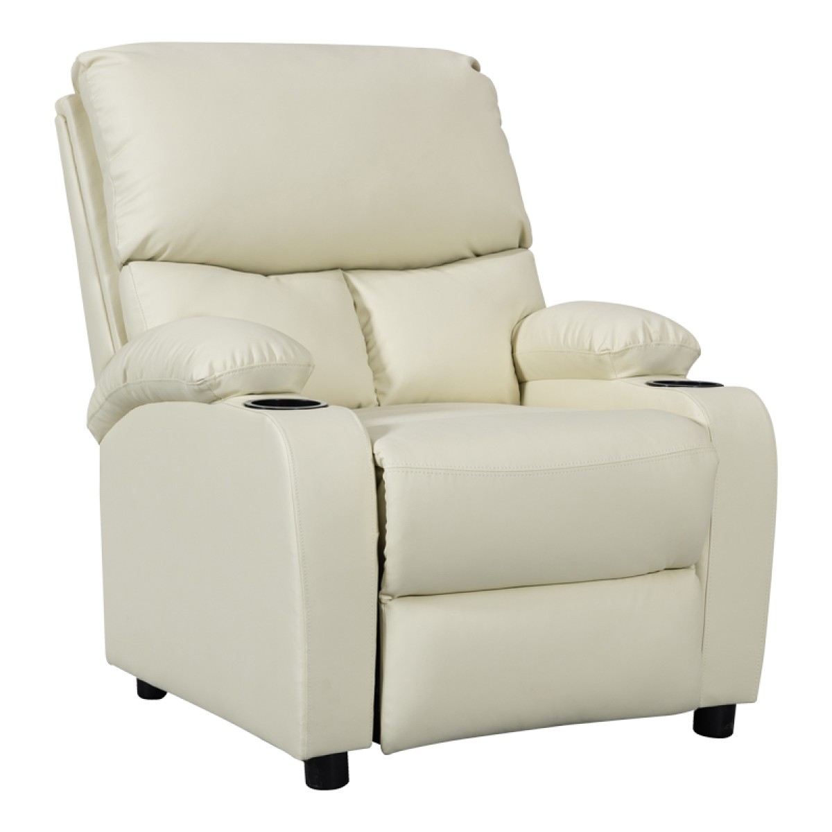 Πολυθρόνα relax με ποτηροθήκη Gartia pakoworld pu σε κρεμ απόχρωση 79x94x102εκ Πολυθρόνα relax με ποτηροθήκη Gartia pakoworld pu σε κρεμ απόχρωση 79x94x102εκ