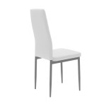 Καρέκλα Parker pakoworld μέταλλο-PU λευκό-γκρι πόδι 42x48x98εκ Καρέκλα Parker pakoworld μέταλλο-PU λευκό-γκρι πόδι 42x48x98εκ