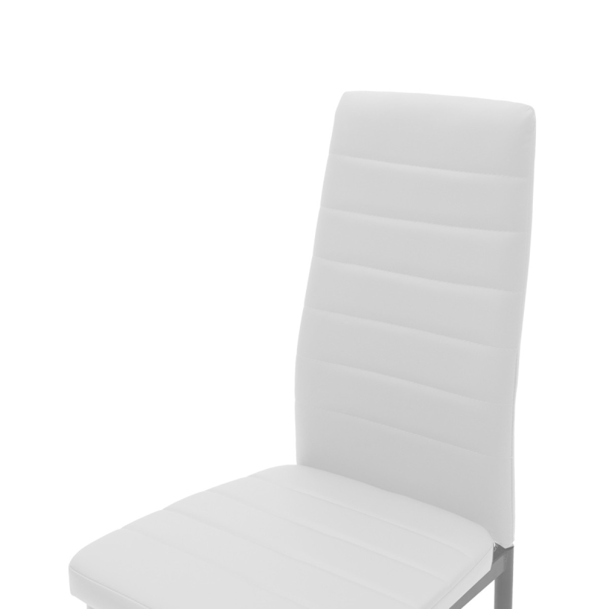 Καρέκλα Parker pakoworld μέταλλο-PU λευκό-γκρι πόδι 42x48x98εκ Καρέκλα Parker pakoworld μέταλλο-PU λευκό-γκρι πόδι 42x48x98εκ