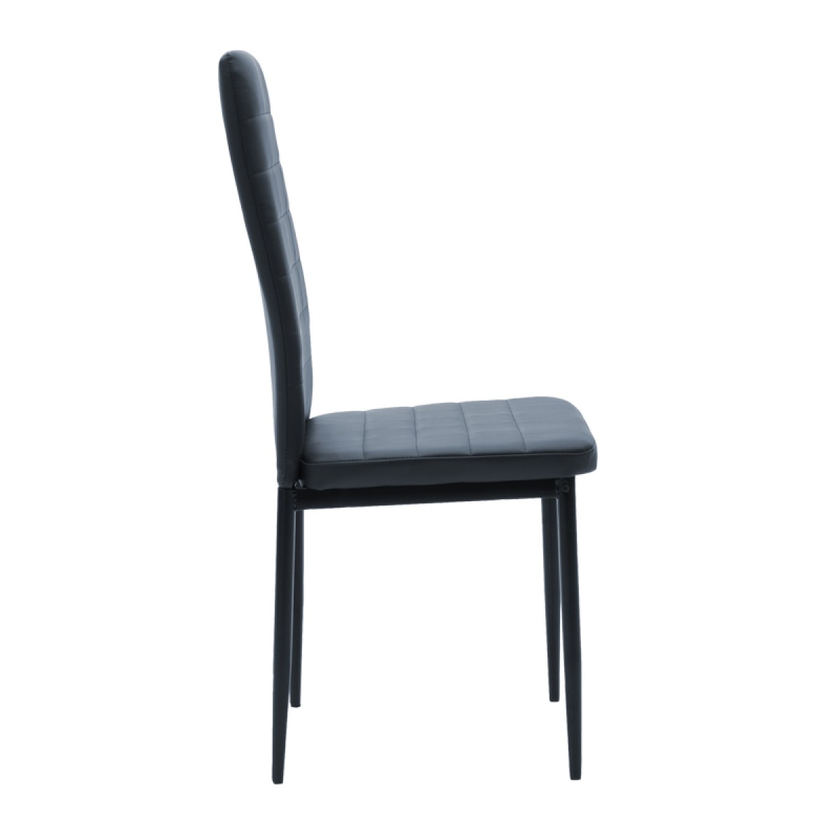 Καρέκλα Parker pakoworld PU ανθρακί-μαύρο πόδι 42x48x98εκ Καρέκλα Parker pakoworld PU ανθρακί-μαύρο πόδι 42x48x98εκ