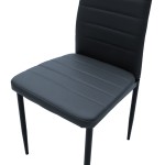 Καρέκλα Parker pakoworld PU ανθρακί-μαύρο πόδι 42x48x98εκ Καρέκλα Parker pakoworld PU ανθρακί-μαύρο πόδι 42x48x98εκ