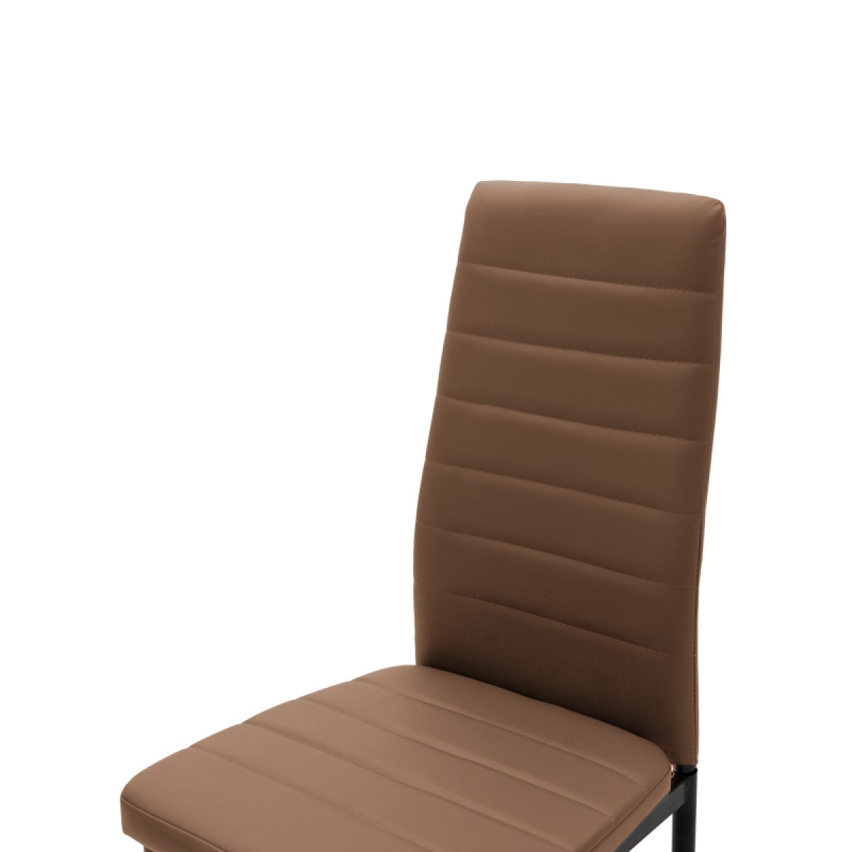 Καρέκλα Parker pakoworld PU cappuccino-μαύρο πόδι 42x48x98εκ Καρέκλα Parker pakoworld PU cappuccino-μαύρο πόδι 42x48x98εκ