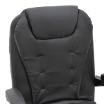 Καρέκλα γραφείου διευθυντή Kardi pakoworld μαύρο pu 66x64x117εκ Καρέκλα γραφείου διευθυντή Kardi pakoworld μαύρο pu 66x64x117εκ