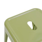 Σκαμπό μπαρ Utopia pakoworld μέταλλο σε λαδί απόχρωση 42x42x76εκ