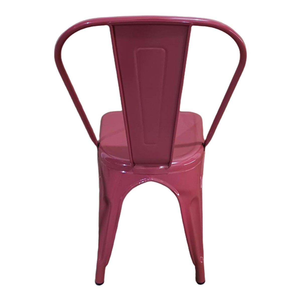 Καρέκλα Utopia pakoworld μέταλλο terracotta 44x44x85εκ