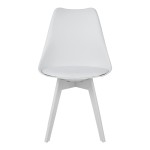 Καρέκλα Gaston I pakoworld PP-PU σε λευκή απόχρωση 48.5x53.5x81.5εκ Καρέκλα Gaston I pakoworld PP-PU σε λευκή απόχρωση 48.5x53.5x81.5εκ