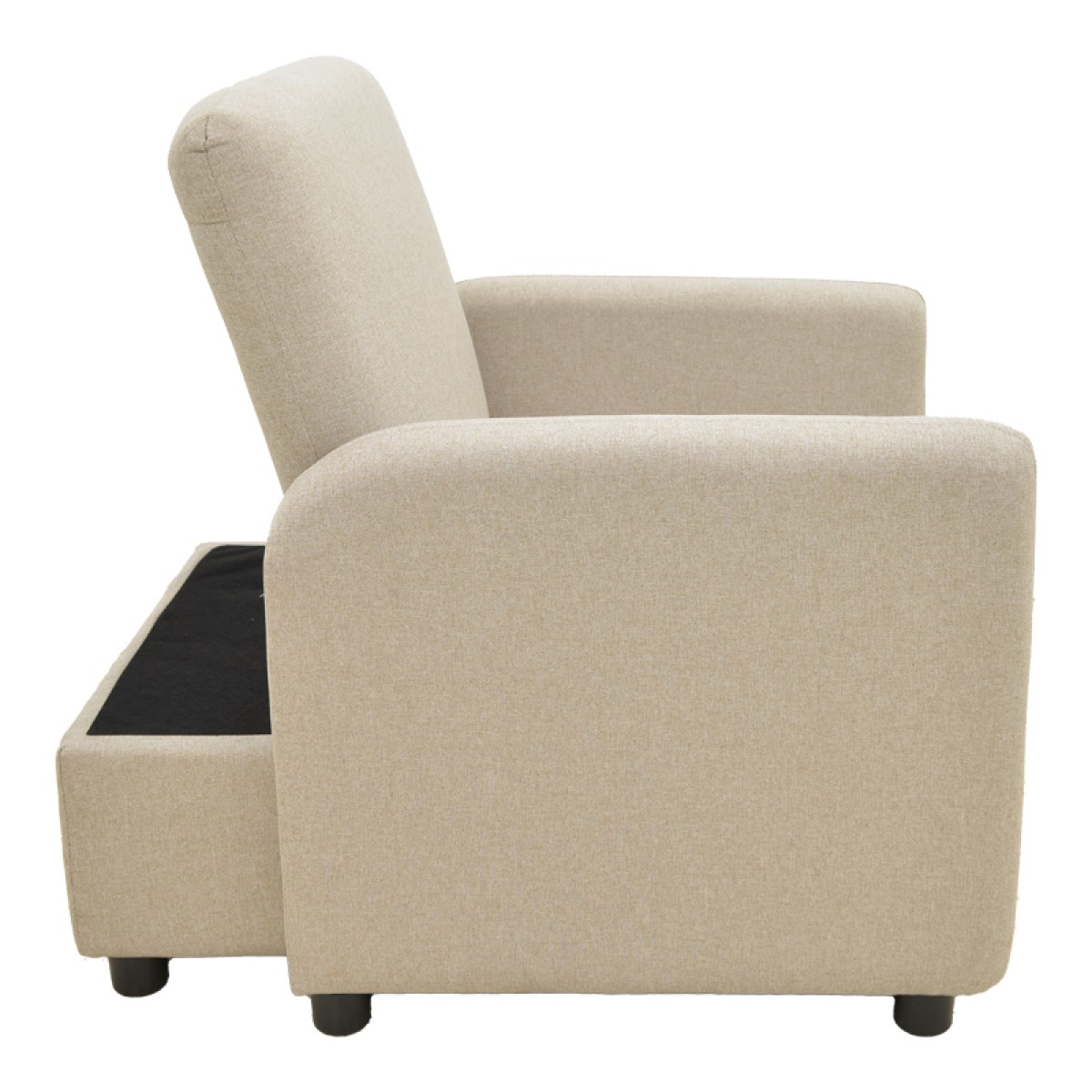 Πολυθρόνα-κρεβάτι Flexa pakoworld μπεζ ύφασμα 85x92x84εκ