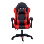 Καρέκλα γραφείου gaming William pakoworld PU μαύρο-κόκκινο Καρέκλα γραφείου gaming William pakoworld PU μαύρο-κόκκινο