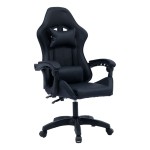 Καρέκλα γραφείου gaming William pakoworld PU μαύρο Καρέκλα γραφείου gaming William pakoworld PU μαύρο