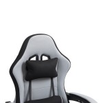 Καρέκλα γραφείου gaming Gline pakoworld μαύρο-γκρι ύφασμα μαύρο pp 60x59x118εκ Καρέκλα γραφείου gaming Gline pakoworld μαύρο-γκρι ύφασμα μαύρο pp 60x59x118εκ